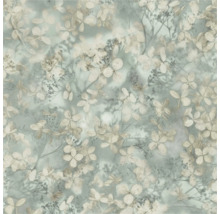 Papier peint à motif floral hortensia