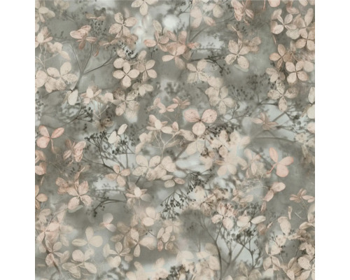 Papier peint intissé 10415-10 Play of light fleurs beige gris Motif de surface décoratif avec éléments floraux pour la décoration intérieure