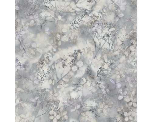 Papier peint intissé 10415-31 Play of light fleurs gris clair Papier peint à motif floral