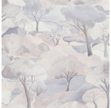 Papier peint avec motif de paysage arboré
