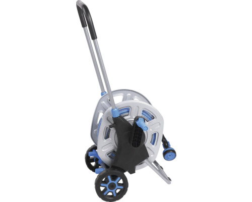Chariot dévidoir avec roues et poignée