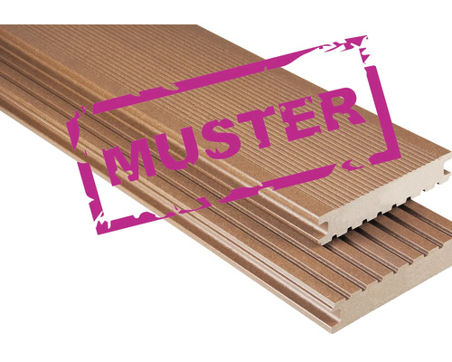 Terrassendielen-Muster aus Verbundmaterial