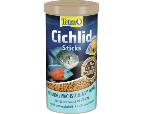 Boîte d''aliments pour poissons Tetra Cichlid Sticks pour cichlidés