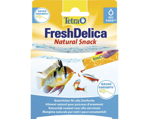 Tetra FreshDelica Natursnack für Zierfische Packung