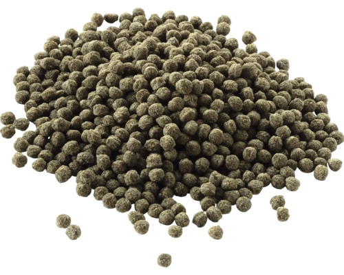 Haufen Fischfutterpellets