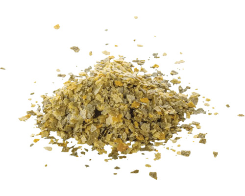 Haufen Tierfutterflocken