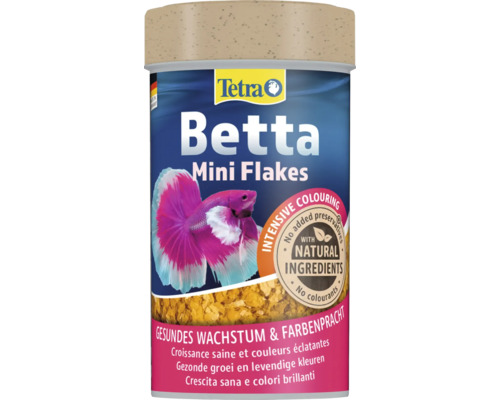 Tetra Betta Mini Flakes Boîte de nourriture pour poissons