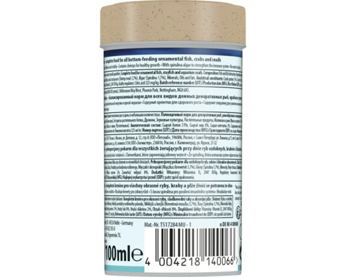 Futter für Zierfische, Krebse und Schnecken