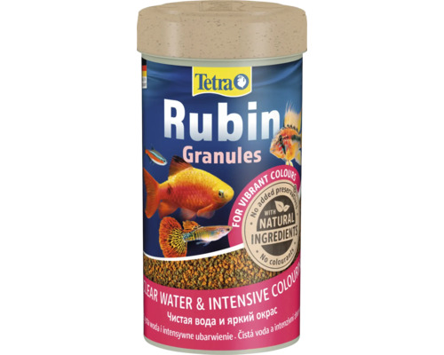 Tetra Nourriture pour poissons Rubin Granulés 250 ml Boîte de nourriture pour poissons Tetra Rubin Granulat