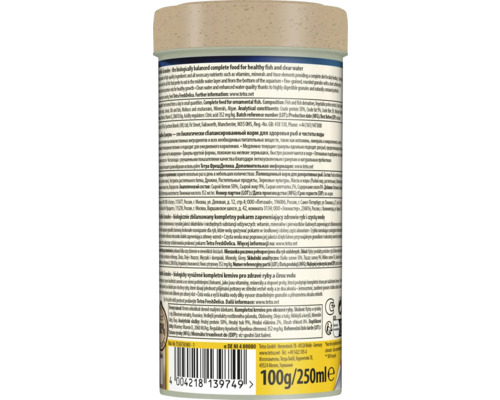 Aliments pour poissons Tetra Granules pour des poissons sains et une eau claire, 100 grammes