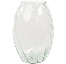 Vase décoratif en verre transparent