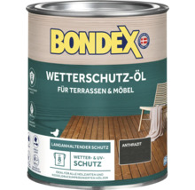 Huile de protection contre les intempéries Bondex pour terrasses et meubles, anthracite