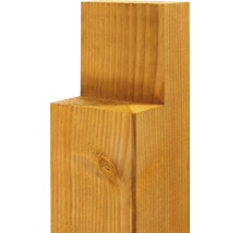 Poutre en bois avec partie fraisée