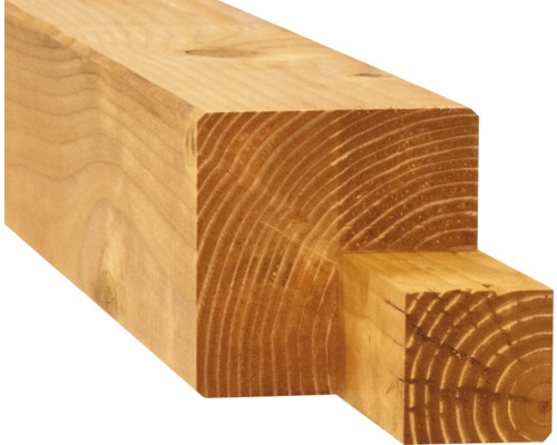 Holzbalken mit quadratischem Querschnitt