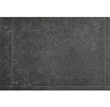 Nahaufnahme einer grauen Keramikfliese mit matter Oberfläche