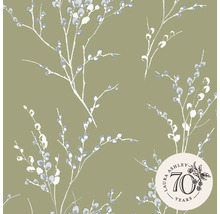 Tapete mit Weidenkätzchen-Muster