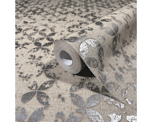 Rouleau de papier peint à motif floral