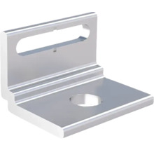 L-Winkel aus Metall mit Aussparungen für Befestigungen