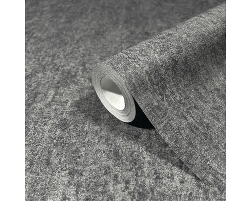 Rouleau de papier peint gris texturé