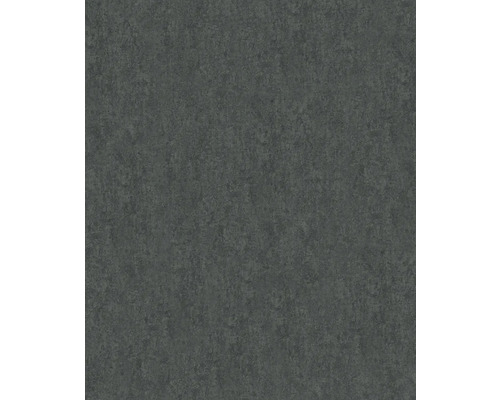 Papier peint intissé 35142 City Romance uni anthracite Papier peint gris avec une légère structure
