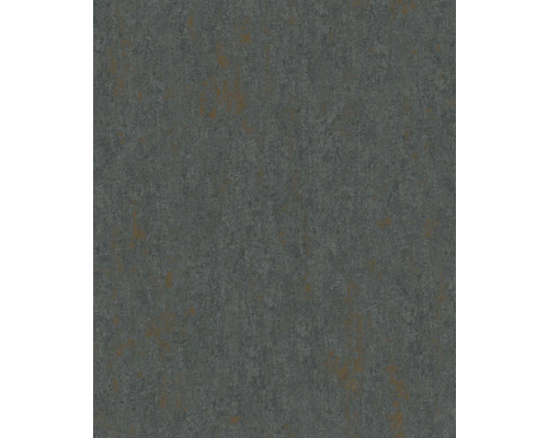 Papier peint intissé 35146 City Romance uni anthracite or Papier peint aspect pierre avec surface rugueuse