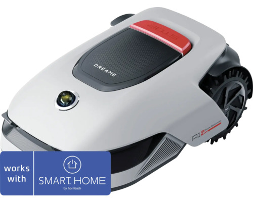 Tondeuse robot Dreame A1 Pro, 22cm/2000 m² avec appli, sans câble de délimitation avec technologie OmniSense™et gestion intuitive des zones - compatible avec SMART HOME by hornbach Robot tondeuse Dreame A1