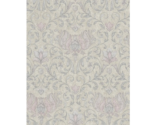 Vliestapete 35152 City Romance Barock beige grau Tapete mit floralem Muster