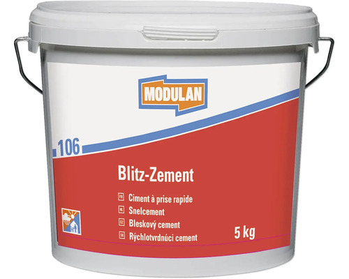 MODULAN 106 Blitz-Zement grau 5 kg Modulan Blitz-Zement im 5 kg Eimer