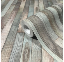 Tapetenrolle mit Holzoptik