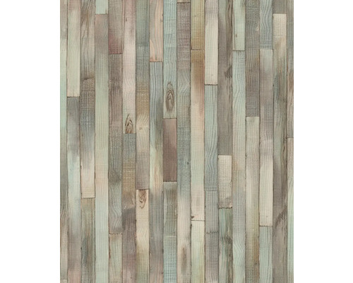 Papier peint intissé 45736 Struktura aspect bois marron Panneaux en bois avec grain