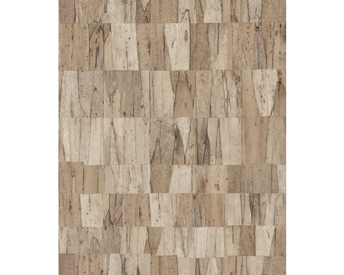 Papier peint intissé 45738 Struktura aspect bois marron Papier peint aspect bois