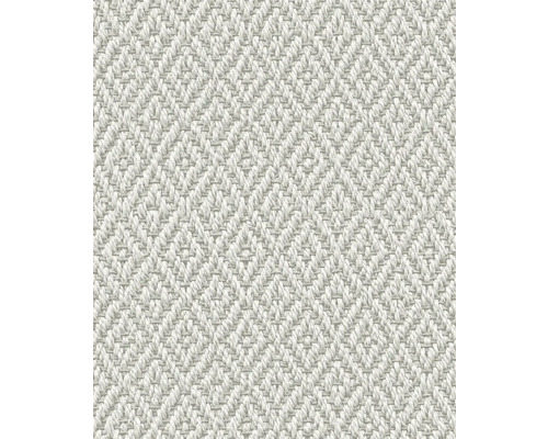 Papier peint intissé 45747 Struktura aspect jute gris clair Gros plan d''un tapis tissé à motif à chevrons