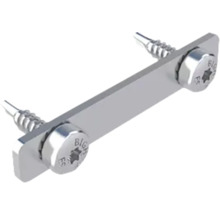 Metallverbinder mit zwei Schrauben