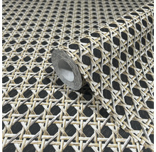 Tapetenrolle mit Rattanmuster