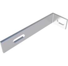 Winkelverbinder aus Metall mit Langlöchern