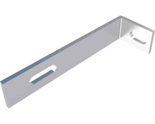 Winkelverbinder aus Metall mit Langlöchern