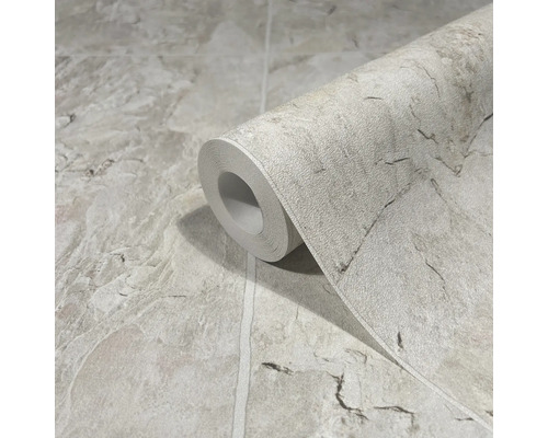 Rouleau de papier peint avec décor de pierre