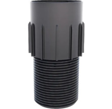 Kunststoffrohr mit Gewinde und Muffe