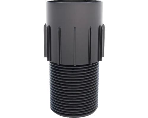 HS Terra Hero Erweiterungsring PP-C schwarz Aufbauhöhe 170 mm Kunststoffrohr mit Gewinde und Muffe