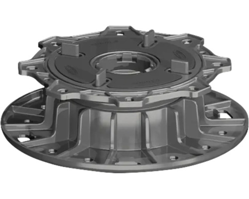 HS Terra Hero S Verstellfuß PP-C schwarz Aufbauhöhe 40 - 55 mm Verstellfuß für Terrassendielen