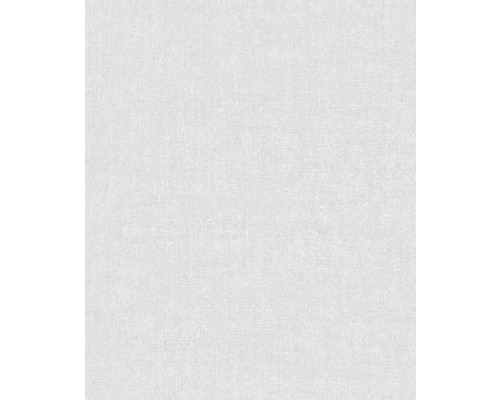 Papier peint intissé 45776 Struktura uni gris clair Papier peint blanc avec texture de toile