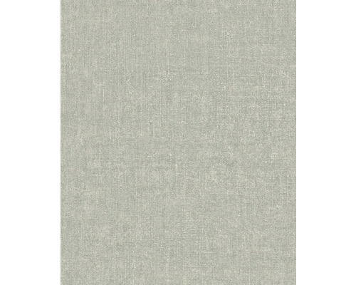 Papier peint intissé 45777 Struktura uni gris vert Papier peint textile avec structure de toile