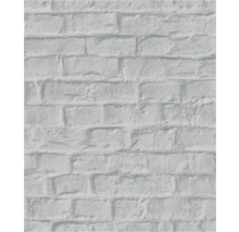 Tapete mit weißem Backsteinmuster