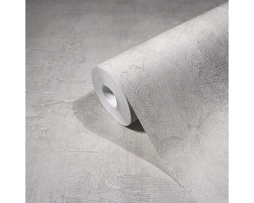 Rouleau de papier peint gris à structure en relief