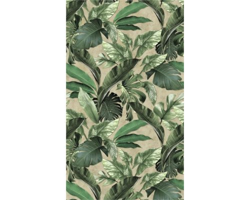 Tapete mit tropischen Blättern