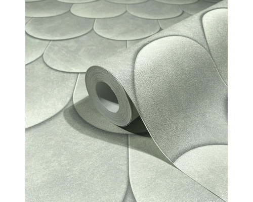 Rouleau de papier peint avec motif écailles de poisson