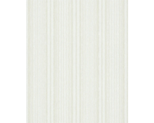 Papier peint intissé 82443 Leyla rayures beige blanc Papier peint à rayures