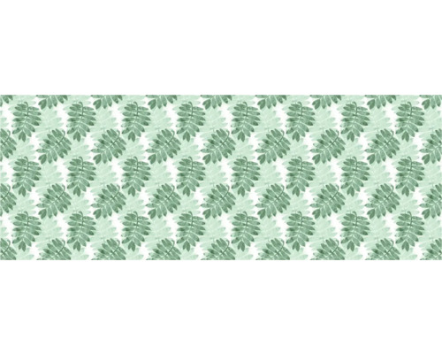 Tischdecke Noblessa Schnitt Green Leaves Ø 140 cm Blätter Muster für Dekorationszwecke