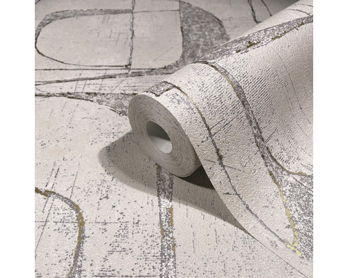 Rouleau de papier peint avec motif graphique