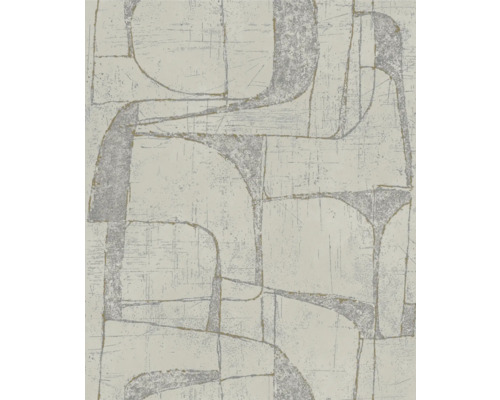 Papier peint intissé 82453 Leyla abstrait beige Papier peint avec motif abstrait pour la décoration murale